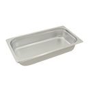 STEAM PAN 1/3 SIZE 2-1/2" DEEP 24 GAUGE STAINLESS STEEL