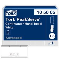 Peakserve continuous towel 12x410sheets